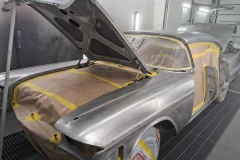 Cadillac peltityöt ja maalaus
